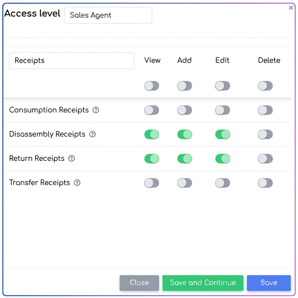 Setting permissions