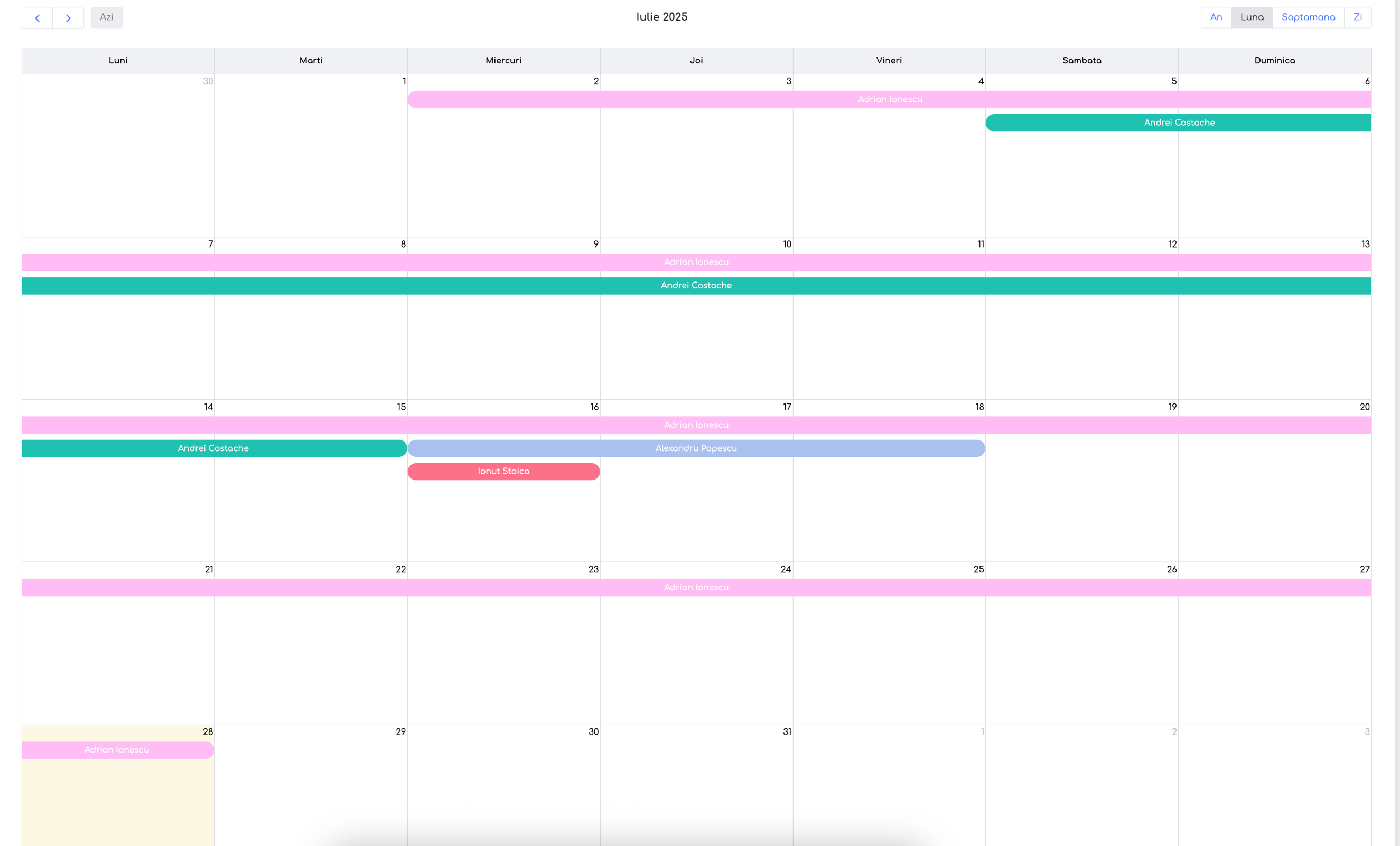 A screenshot of a calendar AI-generated content may be incorrect.