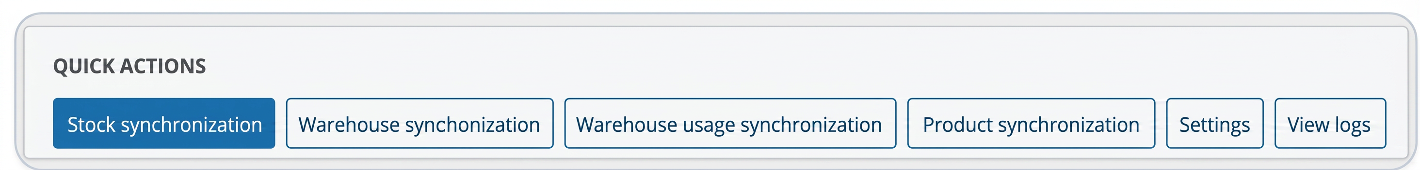 Manual syncs