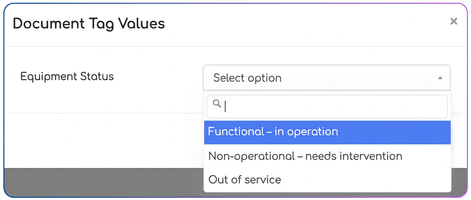 Select usage