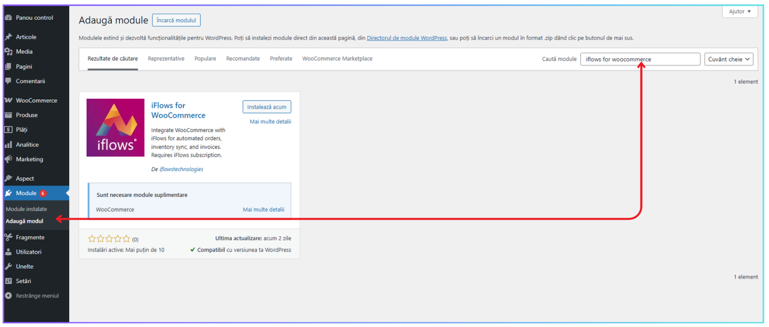 Instalare plugin
