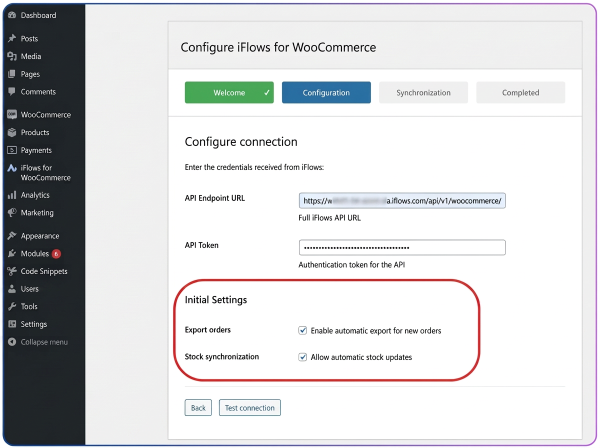 WordPress configuration