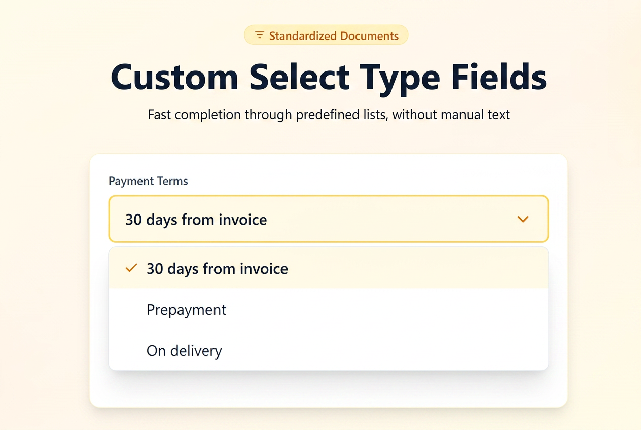 Custom fields