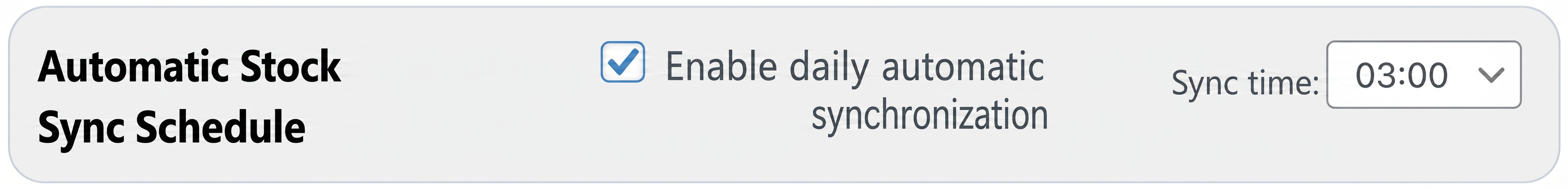 Scheduled synchronization