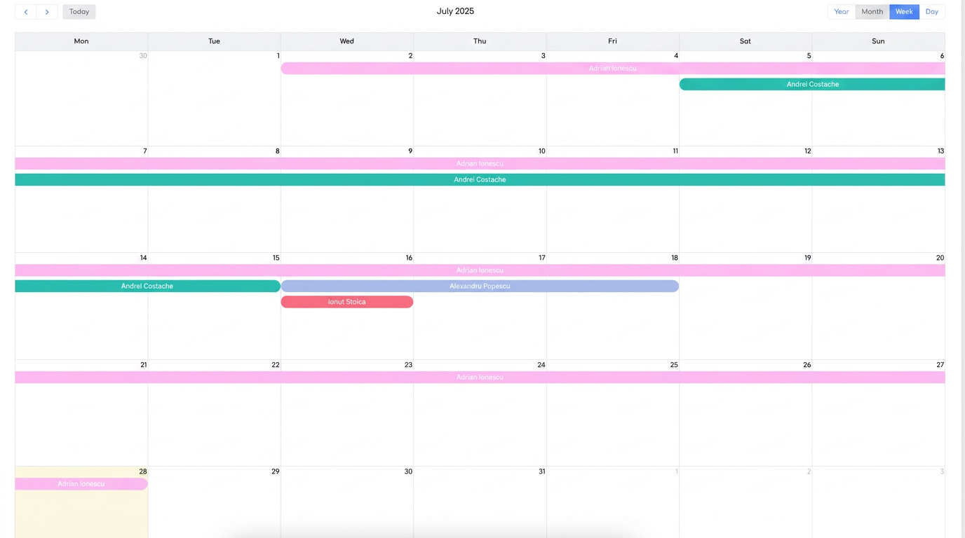 A screenshot of a calendar AI-generated content may be incorrect.