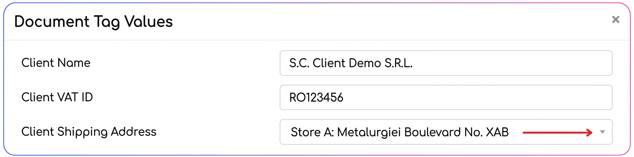 Address selection